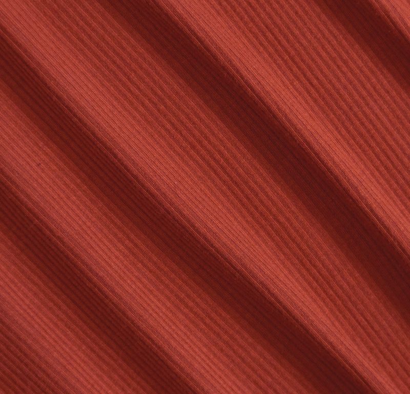 Bright christmas red bambus julepysjamas med volang