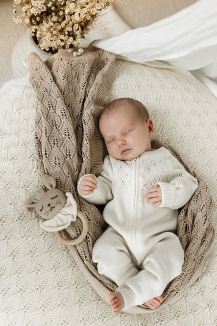 Hovedbilde Ulldress hvit løvfall - 100% merinoull