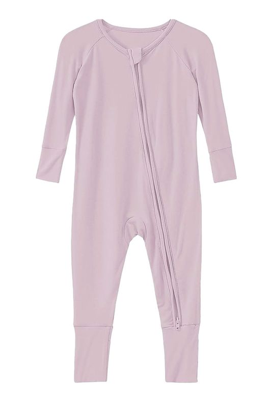 Støvrosa bambuspysjamas 