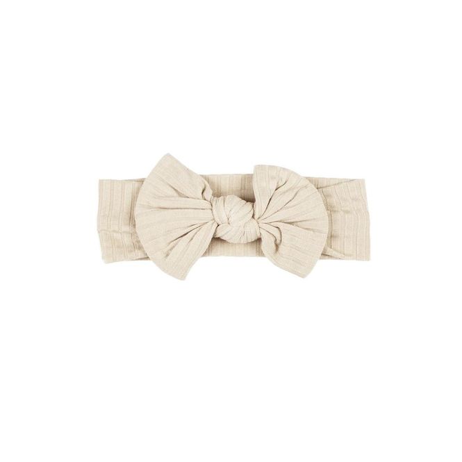 Hovedbilde Sand hårbånd i ribbet bambus til baby