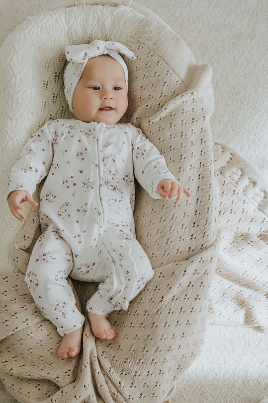 Skumringsblomst heldress med volang 