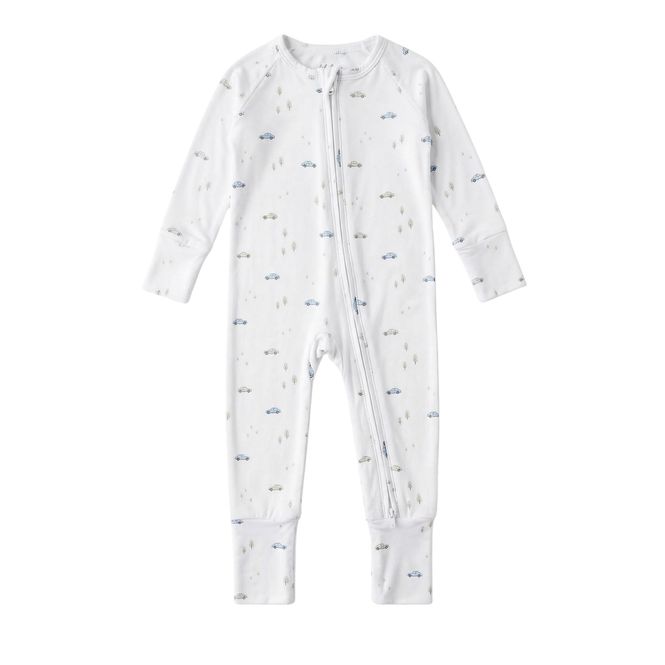 Hovedbilde Tåkedis bambuspysjamas med nostalgiske biler 